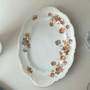 Antique Tray Norway Rose by Mitterteich